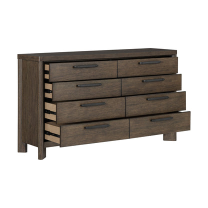 8 Drawer Dresser With Rustic Design