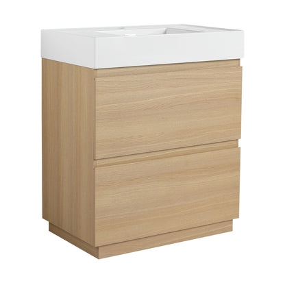 Modern Freestanding Bathroom Vanities With Single Sink Combo