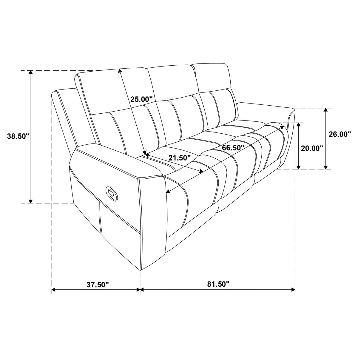 Slater - Reclining Sofa Set With Manual Recline