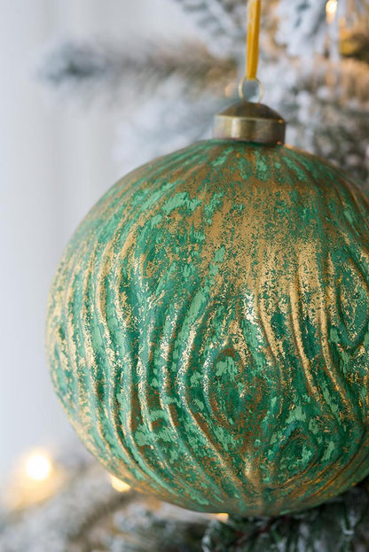 Christmas Ball Glass Decorative Hanging Ball Christmas Tree Ornaments For Holiday Party Decorations