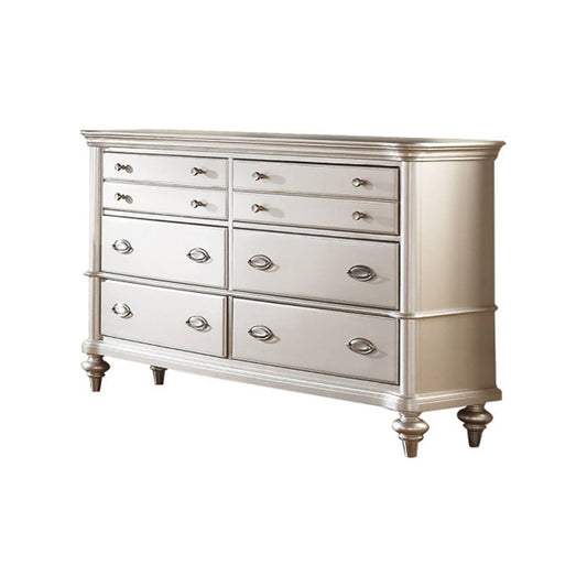 Bedroom Dresser Only, Storage Drawers Furniture - Silver / Silver / Gray