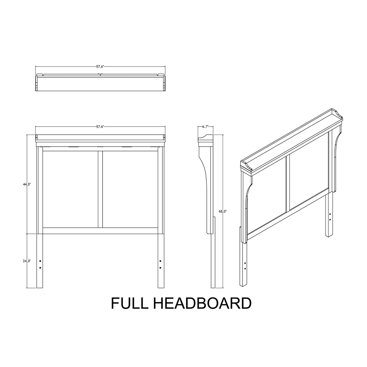 Augusta - Bed With Lit Headboard