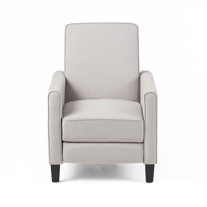 Gray armchair on a white background