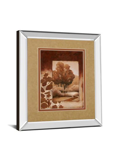 Mirrored Frame Fall Vignette I By Carol Robinson - Light Brown