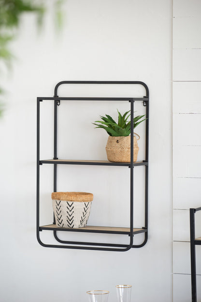 Wall Shelf - Black Brown