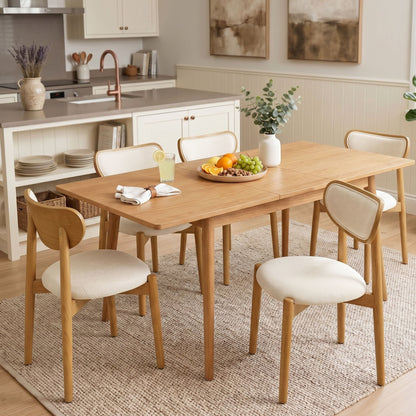 Upholstered Dining Chairs With Dual Post Back Support For Dining Room (Set of 2)