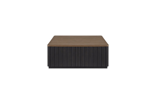 Channel - Cocktail Table With Casters - Black