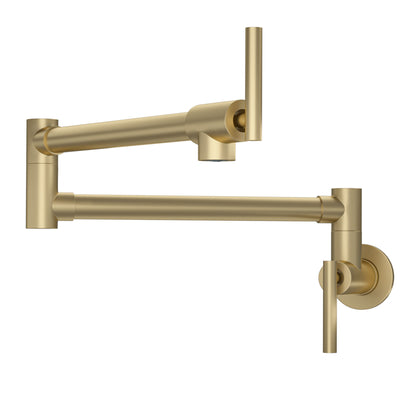 Modern Design Wall Mount Pot Filler Faucet Folding Stretchable