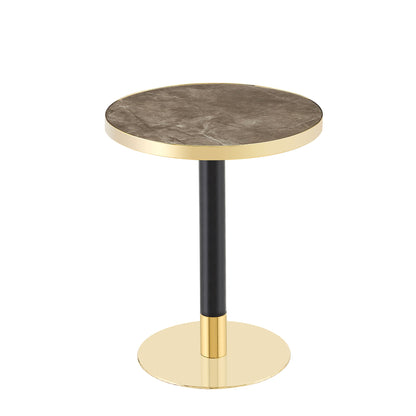 Round Table For Kitchen - Black / Gray / Gold