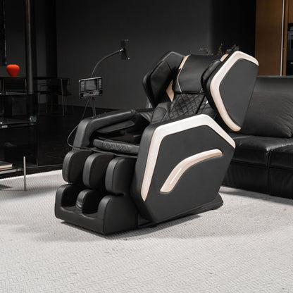 Zero Gravity Massage Chair Recliner With 10 Massage Heads And Full Body Air Pressure - Black
