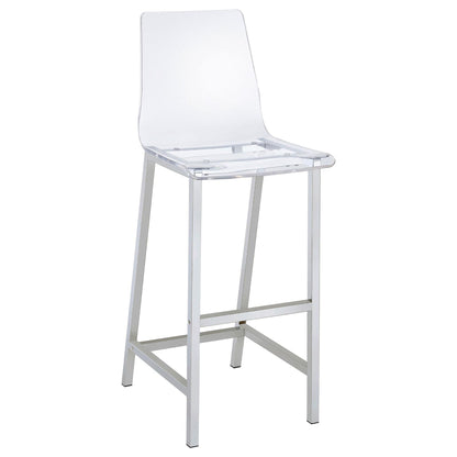 Bar Stools (Set of 2) - Clear