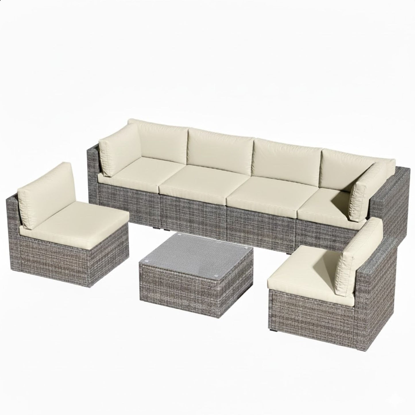 Modern Patio Set With Coffee Table