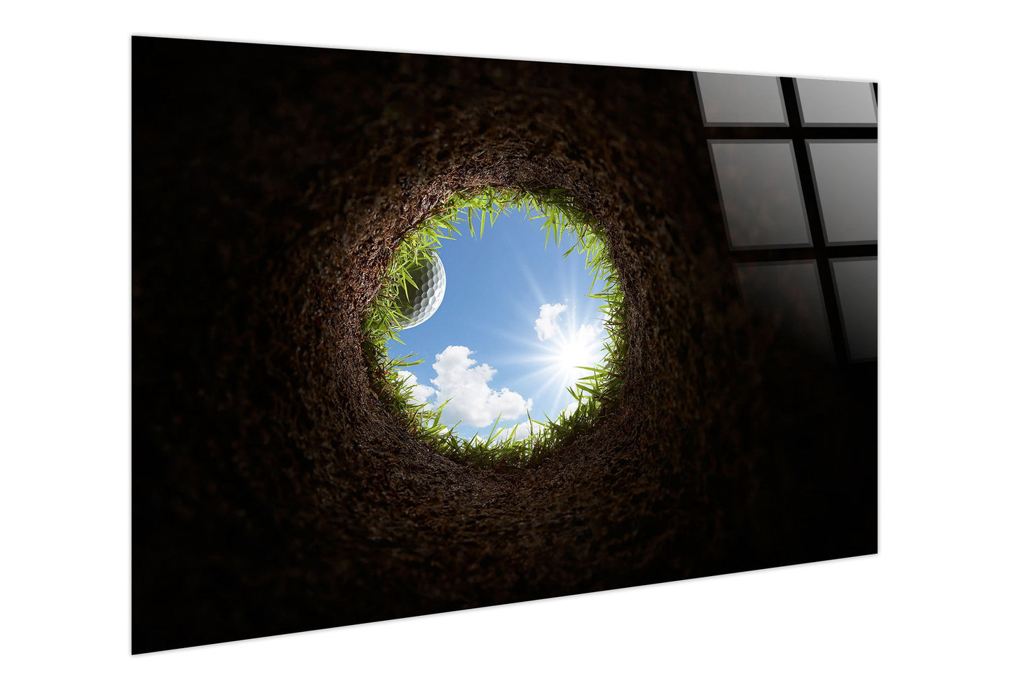 Cup View Tempered Glass - Black / Brown