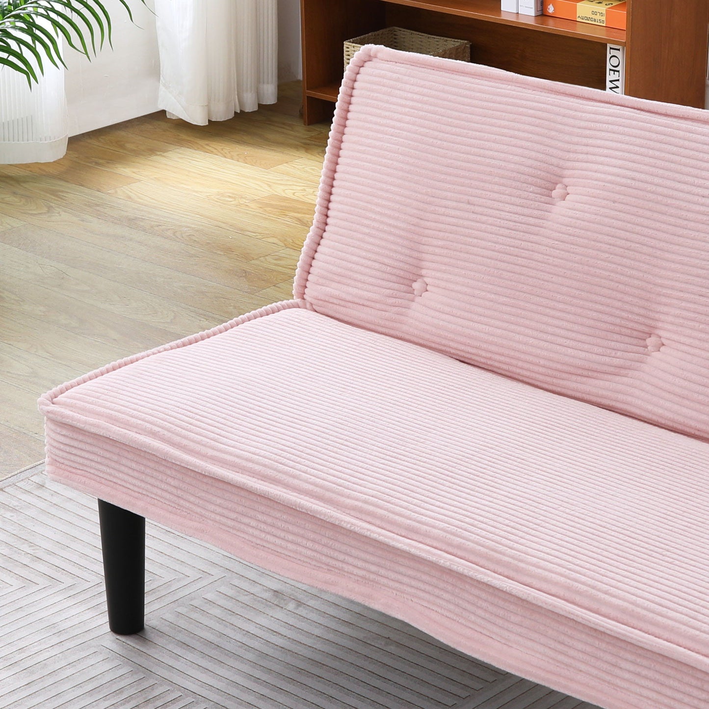 Versatile Sofa Bed With Solid Wood Frame