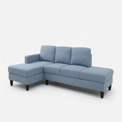 L - Shaped Sectional Sofa With Chaise & Ottoman