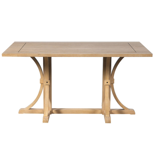 Dining Table With Trestle Base