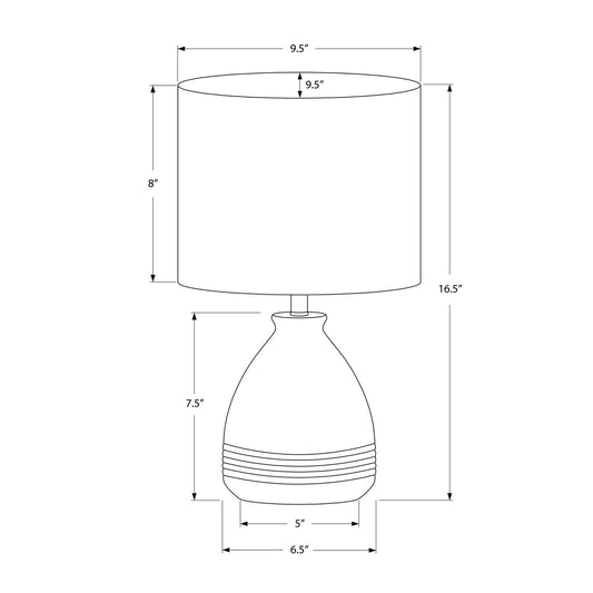 Lighting, Modern Table Lamp - Cream