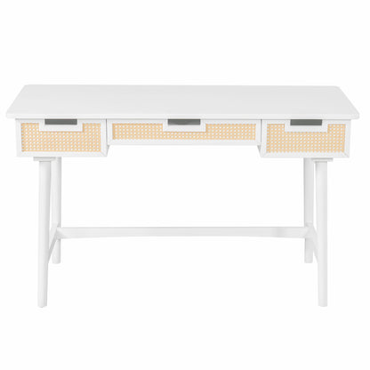 Writing Desk With 3 Drawers For Living Room