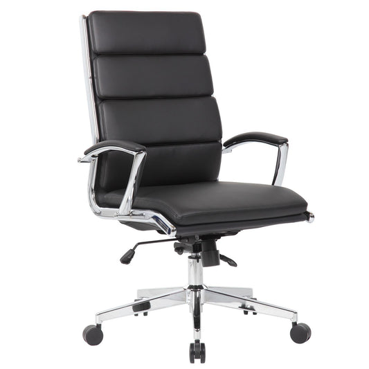 Office Chair, Breathable Mid Back Swivel Computer Chair With Foldable Armrest - Black