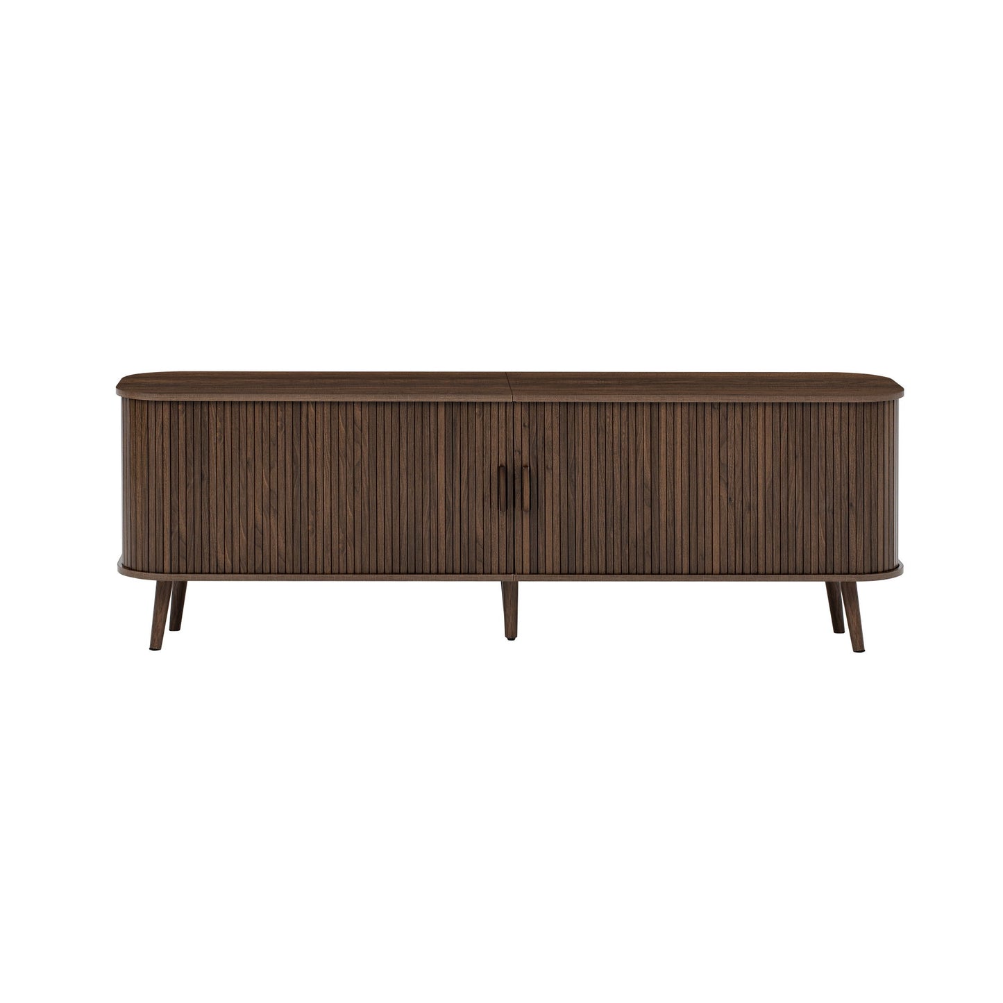70" TV Stand, Media Center With Ample Storage - Dark Brown