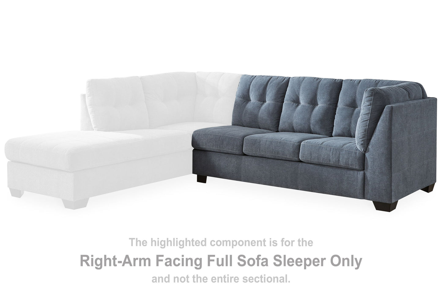Marleton - Raf Full Sofa Sleeper - Denim