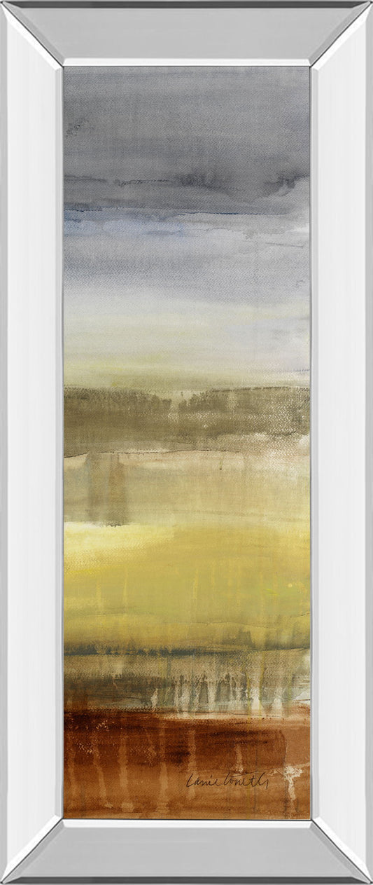 Summer Rain I By Lanie Loreth - Mirror Framed Print Wall Art - Gray
