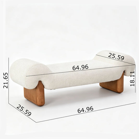 Uriah - Bench - Ivory