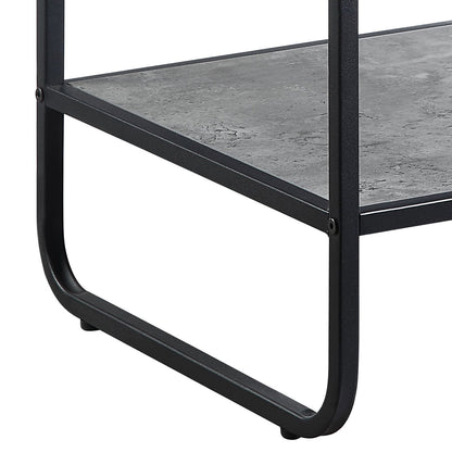Raziela - End Table With Storage - Black / Gray