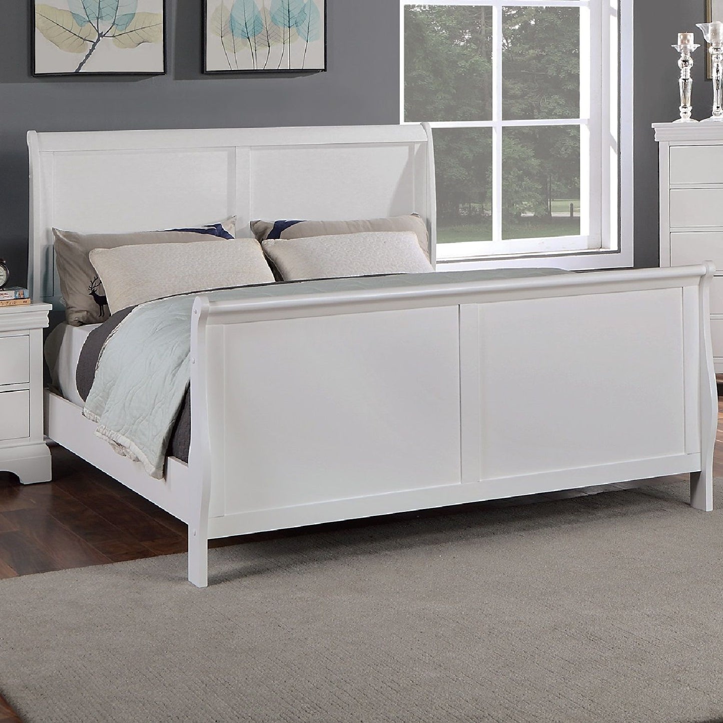 Sleigh Design Bed