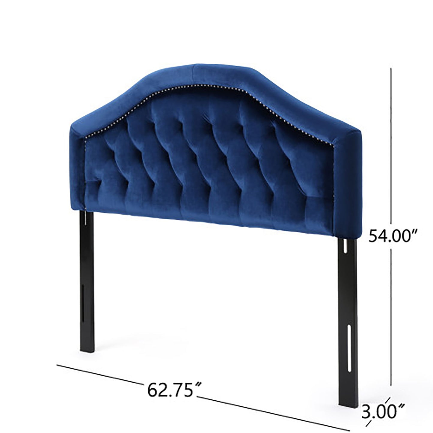 Kaarina - Contemporary Tufted Fabric Headboard