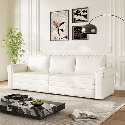 Chesterfield Sofa & Pull Out Bed