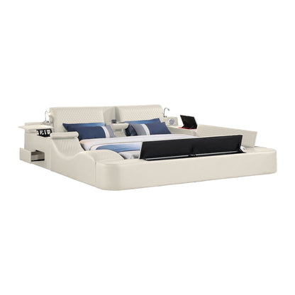 Zoya - Smart Multifunctional Bed, Built In Bluetooth Speakers, USB Charging