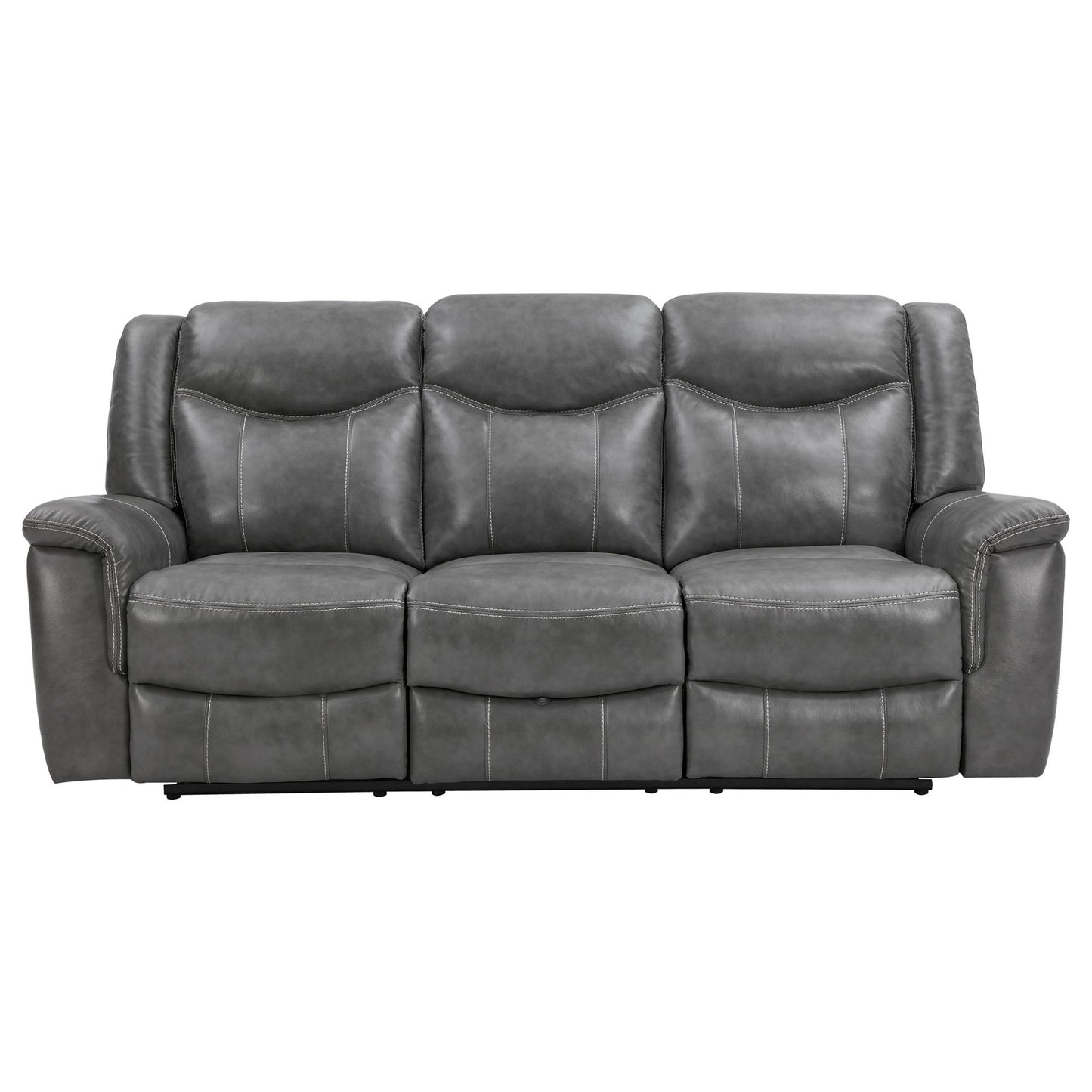 Hudson - Motion Sofa Pillow Top Arms Reclining Comfort - Gray