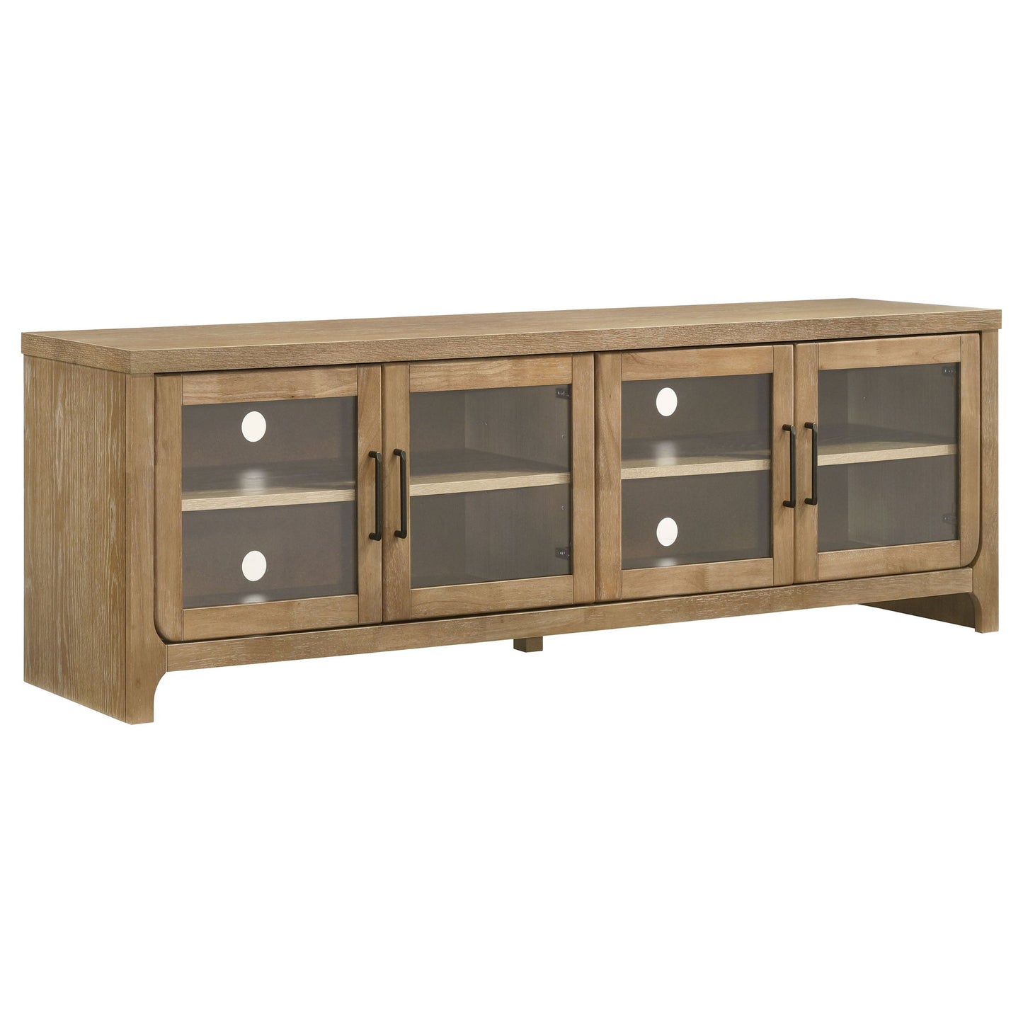 Trowbridge - 4 Door TV Stand - Oak