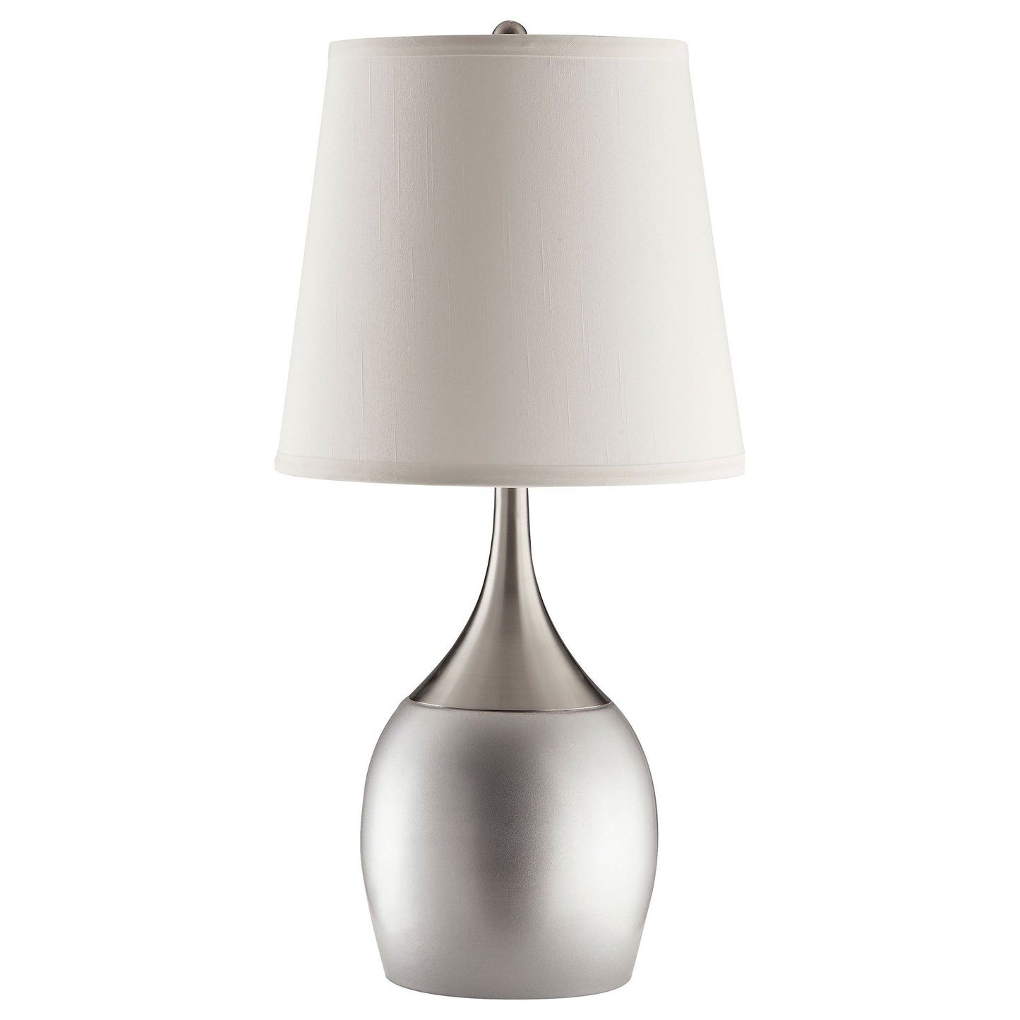 Droplet Empire - Shade Urn Table Lamp (Set of 2) - Silver