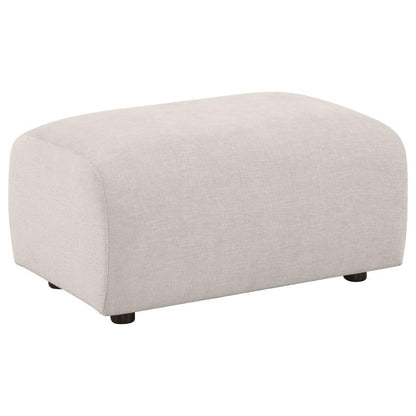 Burnett - Chenille Upholstered Ottoman
