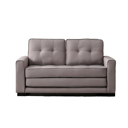 Pull Out Sleeper Loveseat - Light Brown