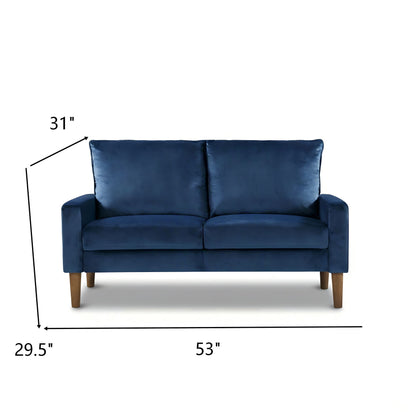 Upholstered Loveseat Sofa, 2 Seater Couch For Living Room Apartment