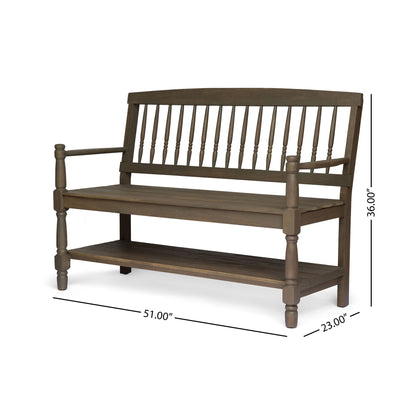Imperial - Bench With Built In Shelf