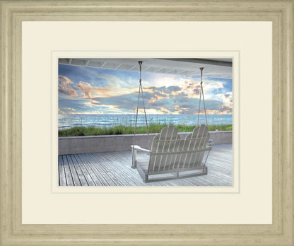Swing At The Beach By Celebrate Life Gallery - Gray