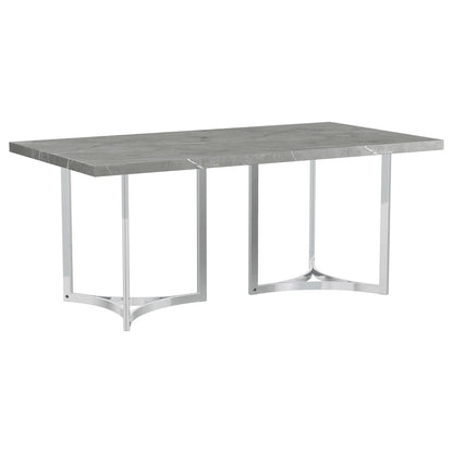 Savona - Rectangular Dining Table - Gray