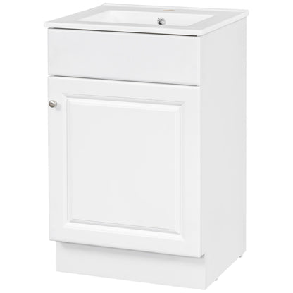 Bathroom Vanity With Sink, Cabinet With Adjustable Shelf