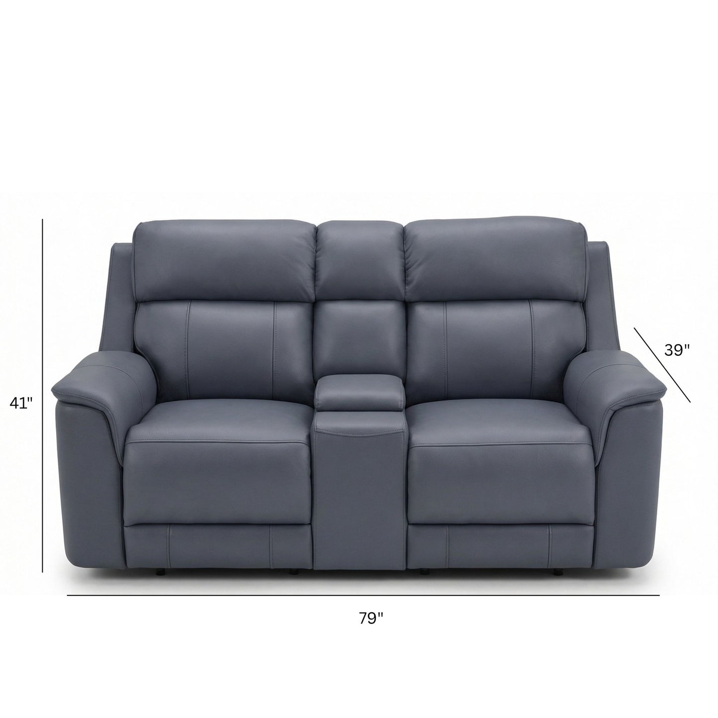 Oslo - Dual Power Reclining Loveseat With Console