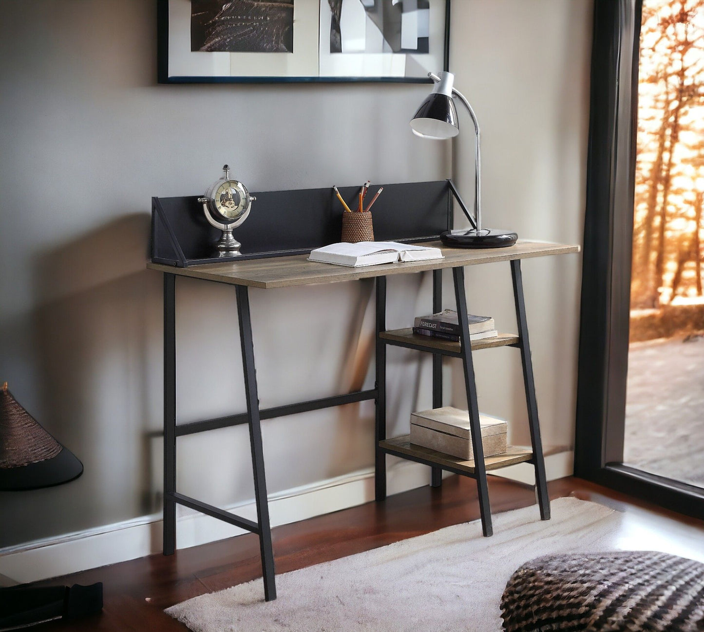 Garima - Writing Desk - Oak
