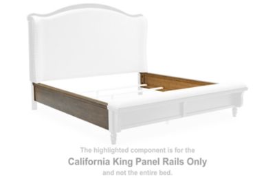 Sturlayne - California King Panel Rails - Brown