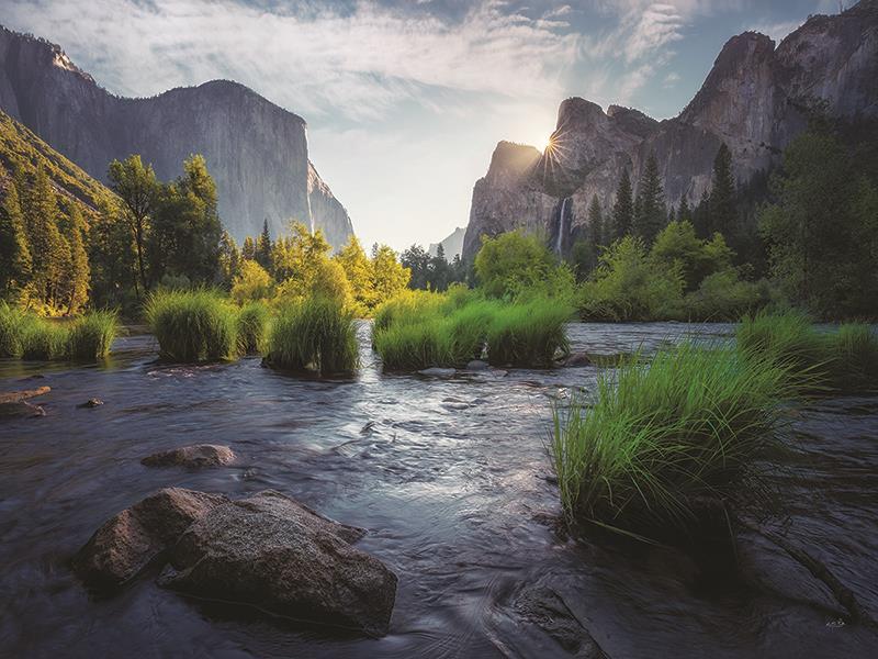 Yosemite Valley By Martin Podt Photography (Framed) - Dark Gray