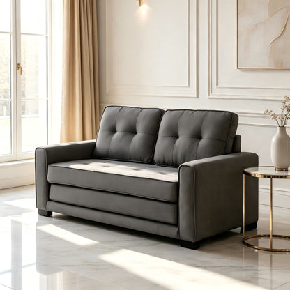 Upholstered Pull Out Sleeper Loveseat