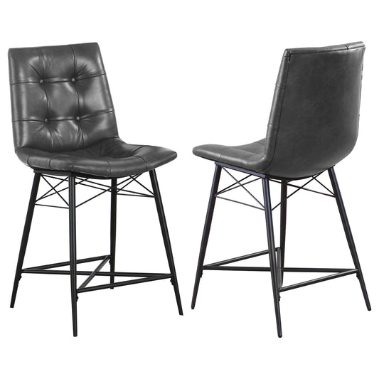 Counter Height Stools & Padded Seat (Set of 2)