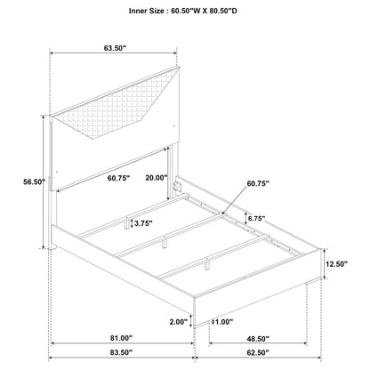 Pierce - Bedroom Set With LED Lighting