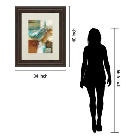 Rare Earth Il By Norm Olson - Framed Print Wall Art - Beige